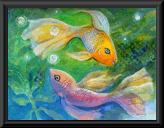 Yan and Ying 34" x 22" Acrylic $1200